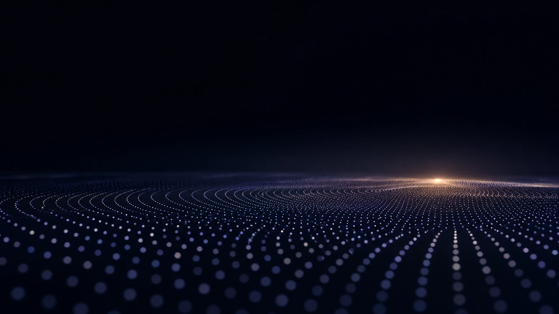 Abstract field of marketing data signals